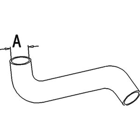 Aftermarket Upper Radiator Hose Fits Massey Ferguson Industrial 50B 50D 50H 50HX 60 535203M1